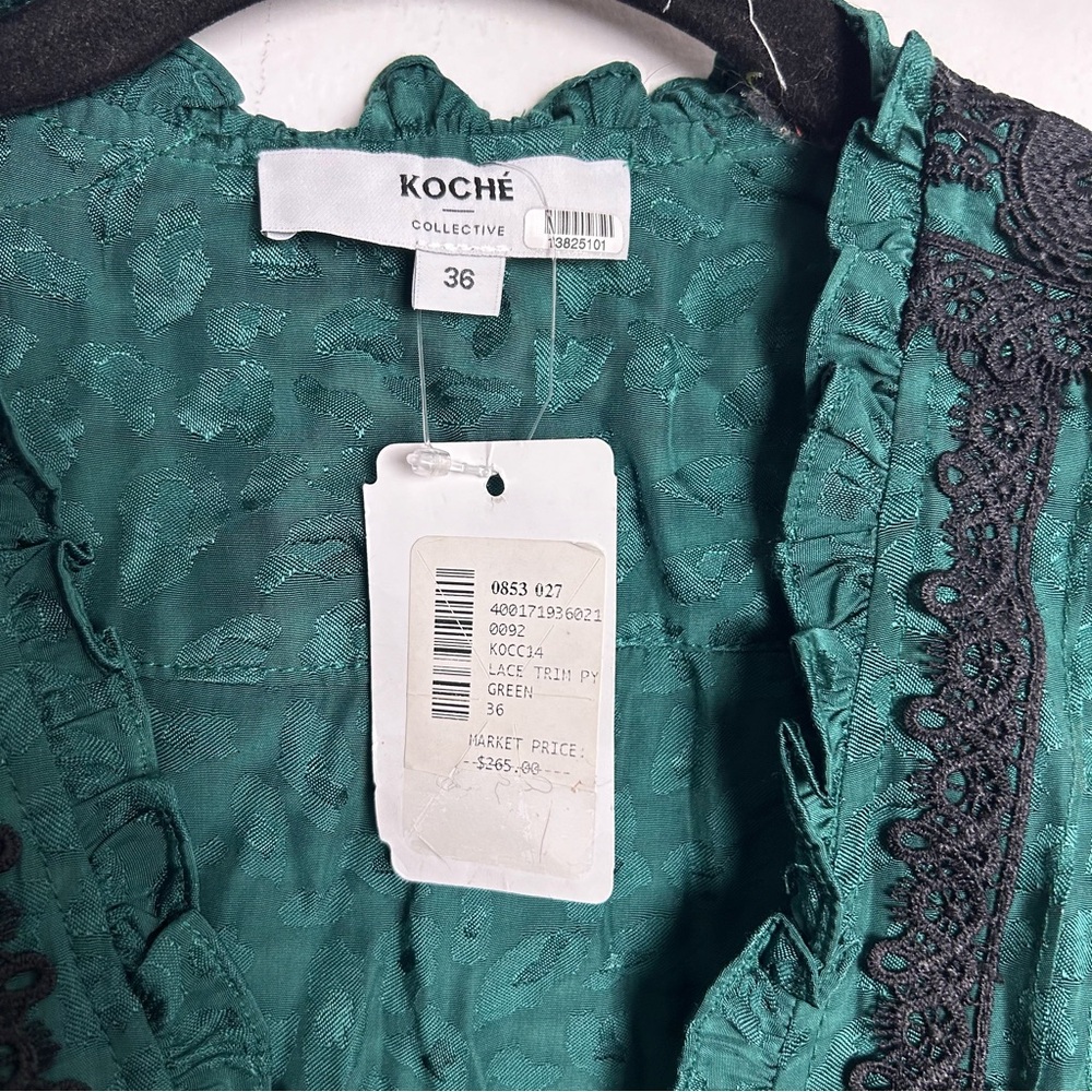 KOCHÉ 🔥 HOT DEAL FRENCE DESIGNER BRAND🔥 Women’s Long Sleeve Blouse - Picture 7 of 9